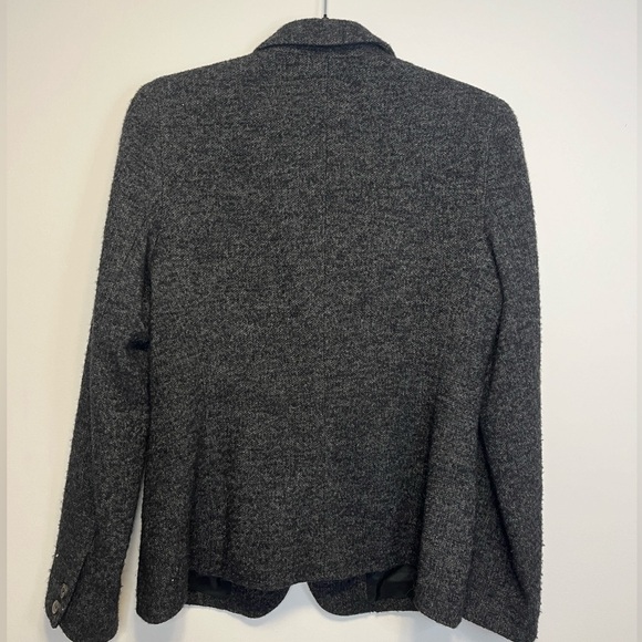 Vince Wool Blend Charcoal Gray Blazer Size 10 - Picture 9 of 10